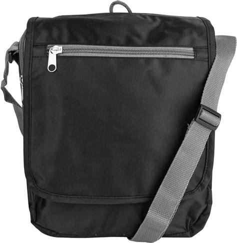 Travelon Triplogic Slim CrossBody Shoulder Bag (Black)